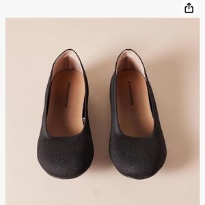 Amazon Essentials Women's Knit Ballet Flat Rothy’s Black
